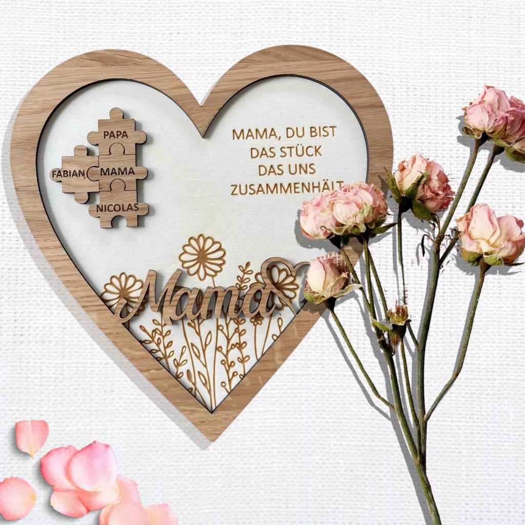 Personalisiertes Muttertagsgeschenk - Herz - Image 3