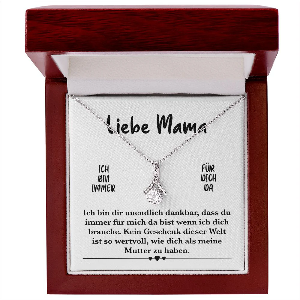 Weißgold Halskette - Geschenk für Mama - Image 10
