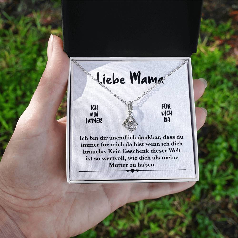 Weißgold Halskette - Geschenk für Mama - Image 2