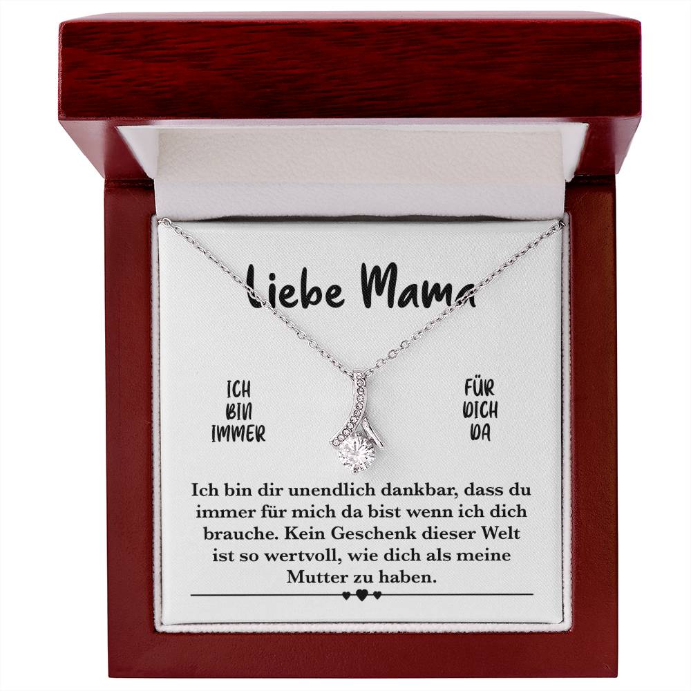 Weißgold Halskette - Geschenk für Mama - Image 3