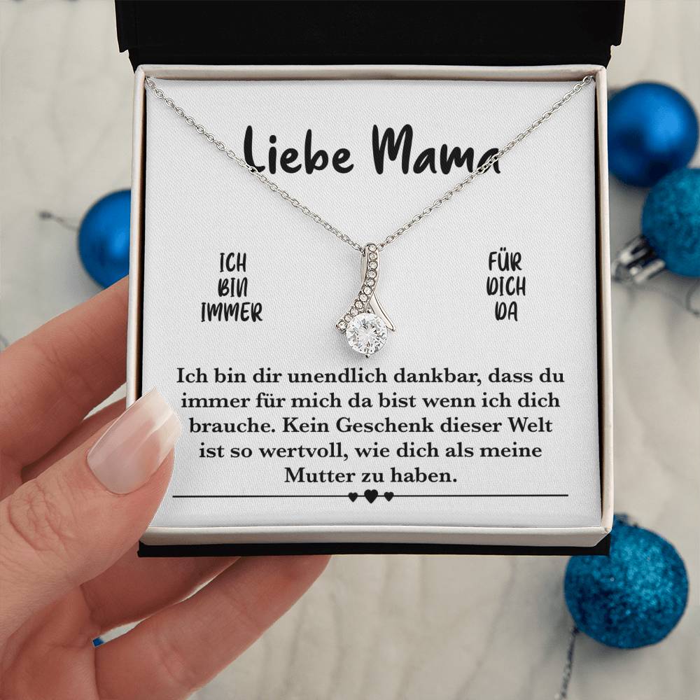 Weißgold Halskette - Geschenk für Mama - Image 4