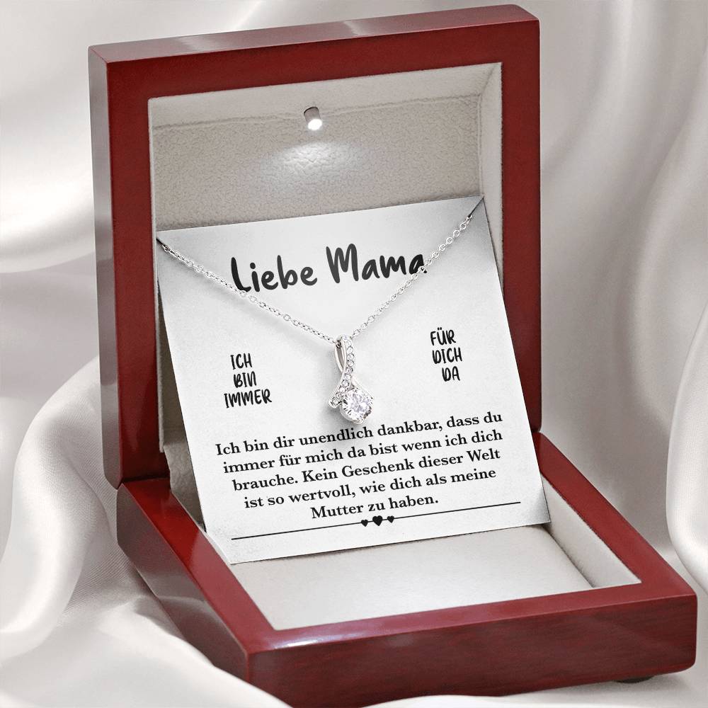 Weißgold Halskette - Geschenk für Mama - Image 6