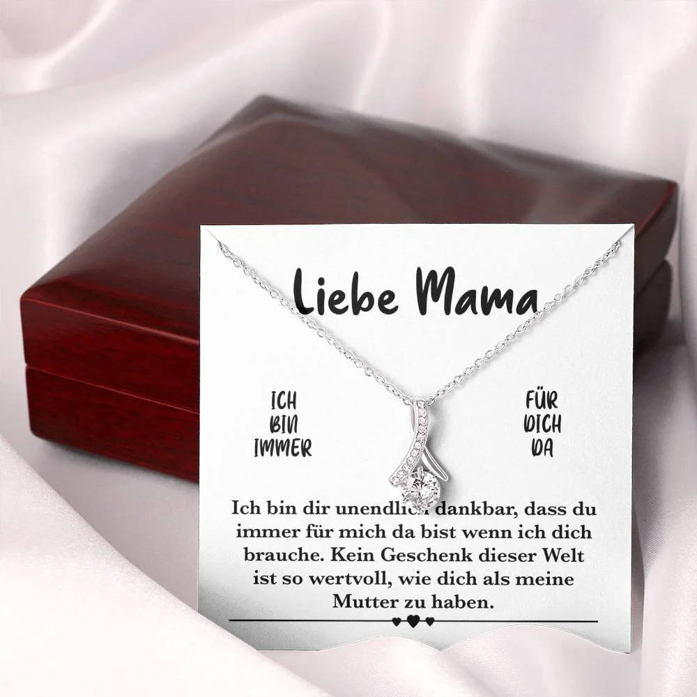 Weißgold Halskette - Geschenk für Mama - Image 7