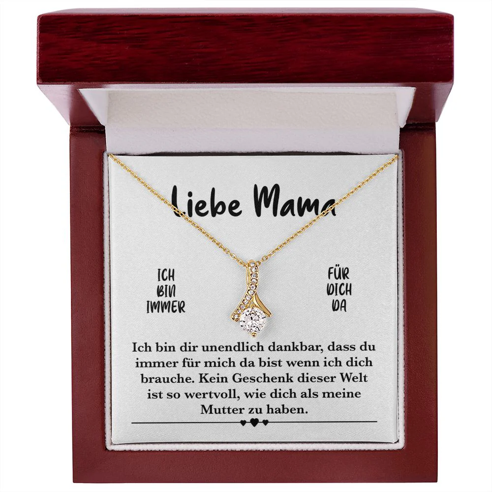Weißgold Halskette - Geschenk für Mama - Image 9